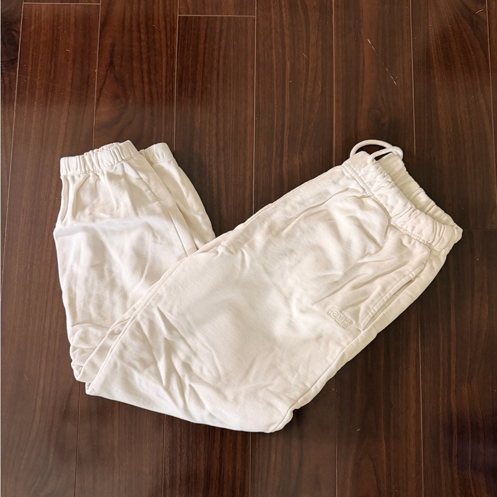 Levi's Women's White Track Joggers